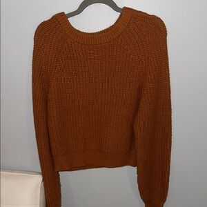 Double Zero Rust Knit Sweater